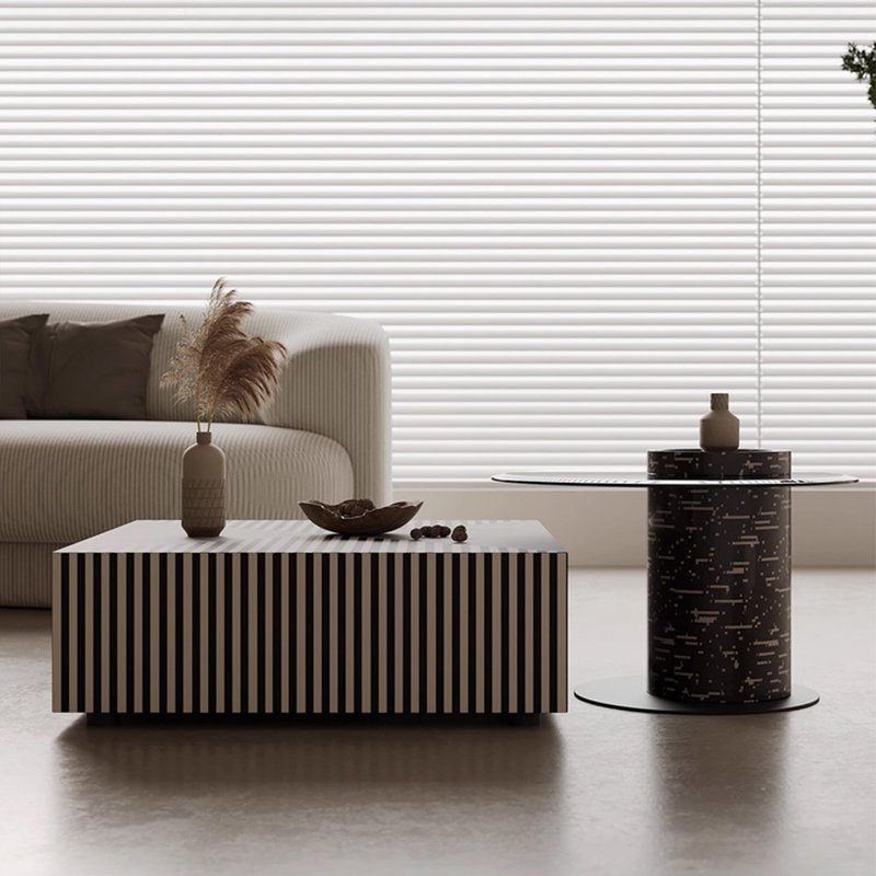 Zebra Nordic center table - Image 1