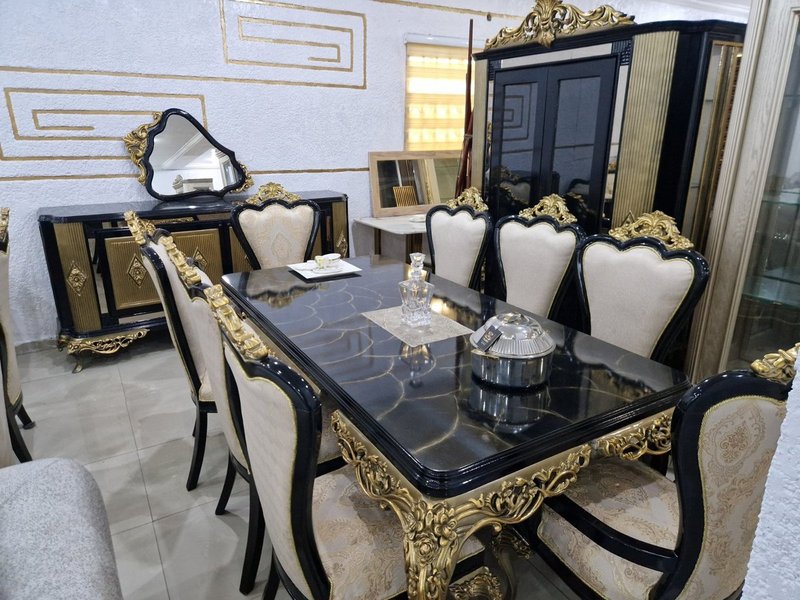 Royal Baroque Complete Grand Home Furniture Suite (Living, Dining & Media Collection) - Image 7