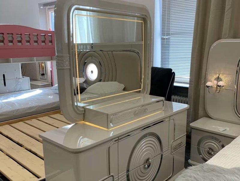 Celeste Futuristic Modern Bedroom Set - Image 6