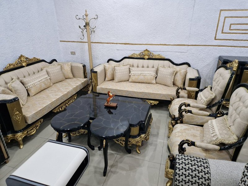 Royal Baroque Complete Grand Home Furniture Suite (Living, Dining & Media Collection) - Image 5