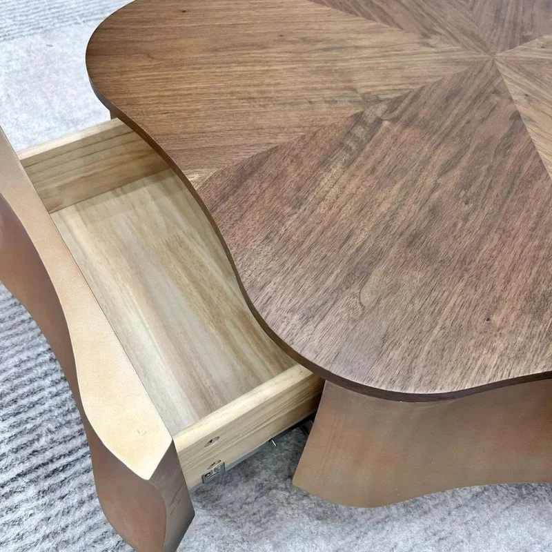 Wooden star center table - Image 5