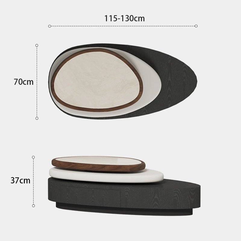 The Harmony Tiered Center Table - Image 2