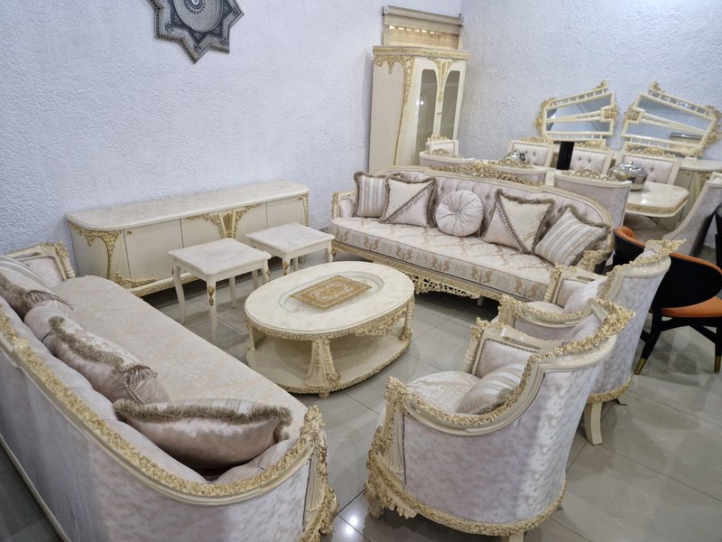 Royal Baroque Complete Home Furniture Collection (Bedroom, Dining & Living Suite)