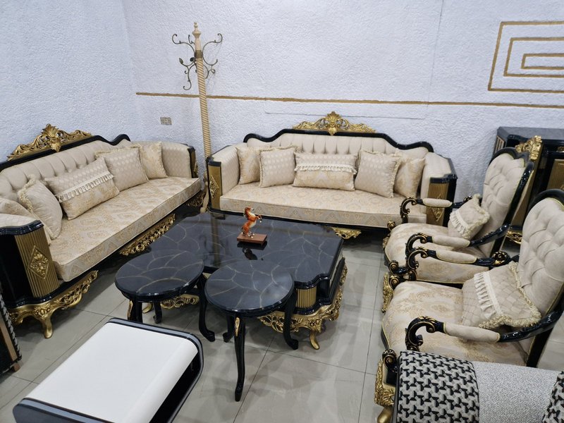 Royal Baroque Complete Grand Home Furniture Suite (Living, Dining & Media Collection)