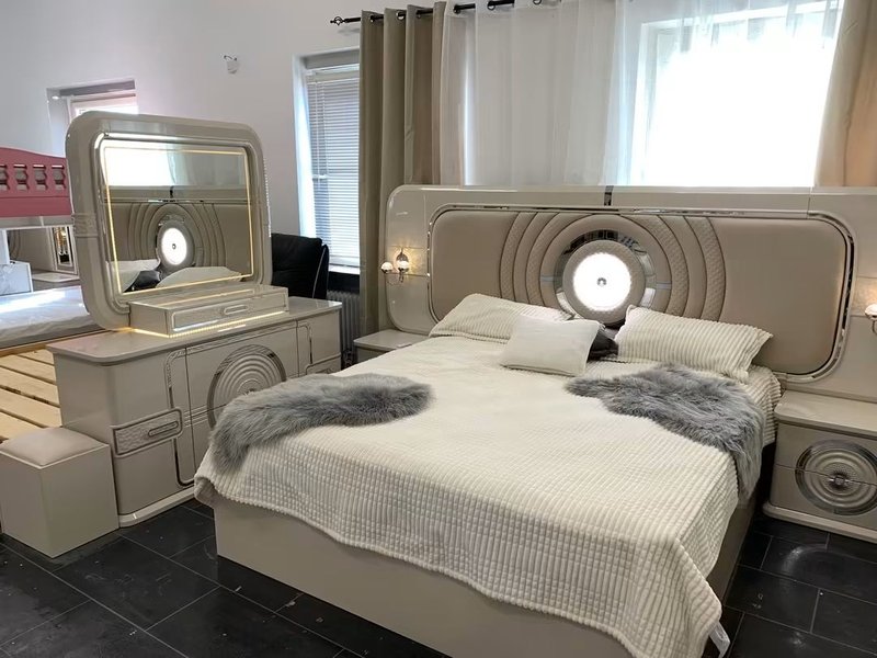 Celeste Futuristic Modern Bedroom Set
