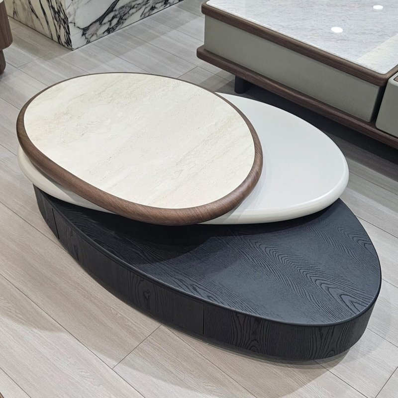 The Harmony Tiered Center Table