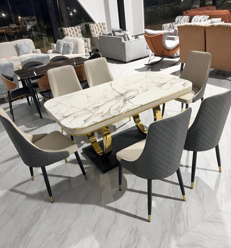 Contemporary Family Dining Table Designed for Stylish Interiors and Everyday Dining Comfort